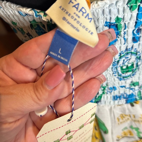 Farm Rio Anthropologie Tiered Cutout Coverup Midi Dress - Picture 7 of 7